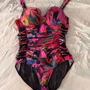 Tropical Floral One-Piece Swimsuit